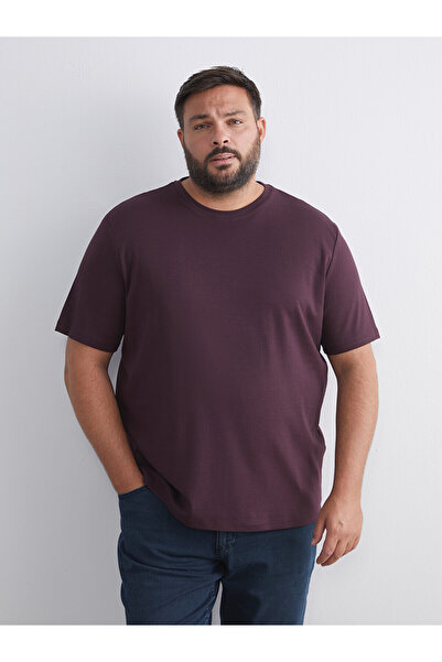 LC Waikiki Nevavm with Difference Southblue Plum Combed Cotton Plain Standard...