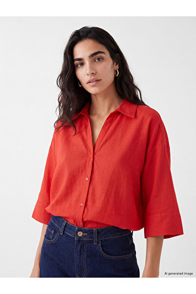 LC Waikiki Two Mt Shop Quality Oversize Poplin Women's Shirt