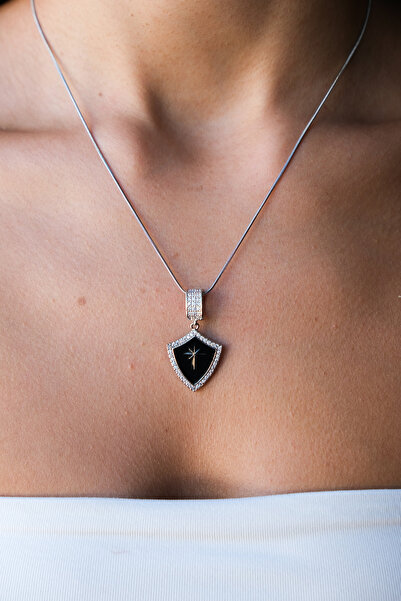 Serenite Collection Star Steel Necklace