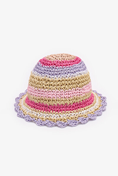 Penti Renkli Kız Çocuk Colorful Şapka