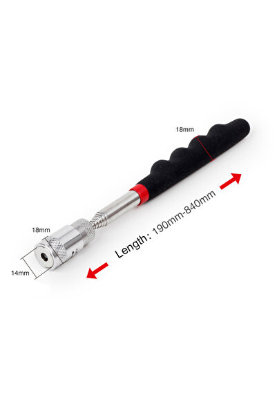 choice2 8LB with lights Extendable Pickup Rod Stick Magnetic Picker Mini Port...