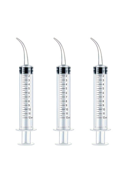 Choice1 3x Curved Tip Syringe for Pet Feeding & Medication - Animal Oral Dosi...