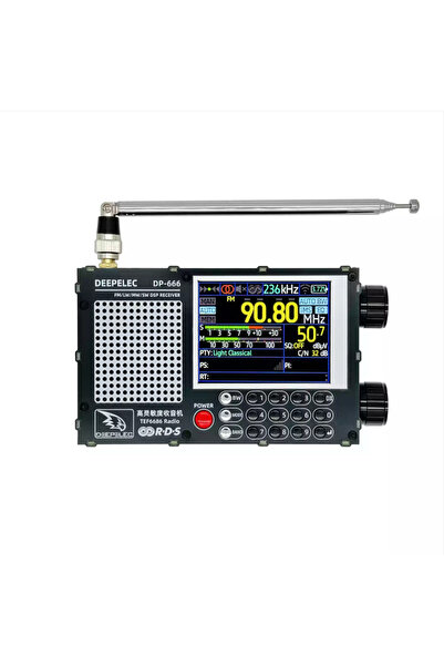 Choice1 black TEF6686 DSP Radio DP-666 High Sensitivity Full Band FM AM FM Sh...