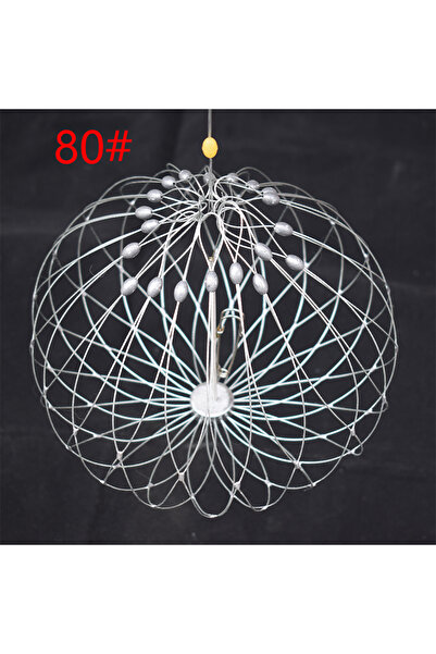 Choice 80 1 PC Steel Wire Crab Cage Automatic Opening and Closing Crab Cage F...