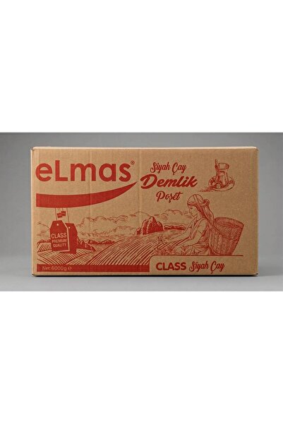 Elmas Çay Class Demlik Poşet Siyah Çay - 30 Gr x 200 Adet (6 Kg Koli)