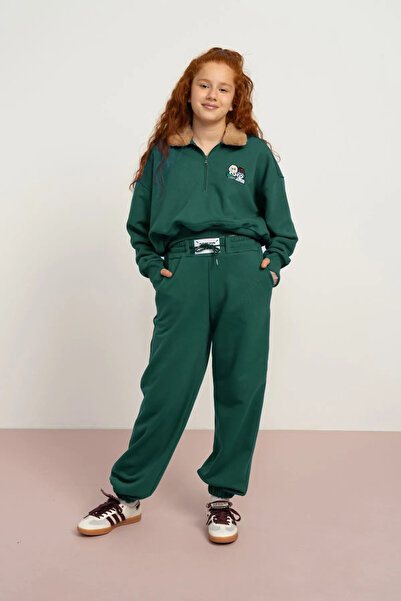 HAUSEkids 9-15 Years Old Calm Feture Girl's Suit-Petrol