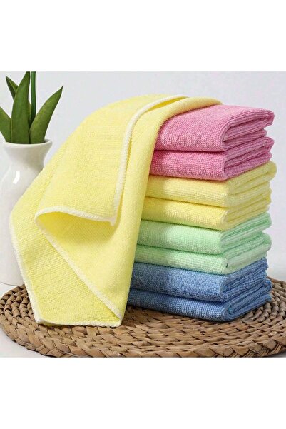 Choice1 12pcs 1/4/12PCS Microfiber Cleaning Cloth Absorbent Towel for Wash Ca...