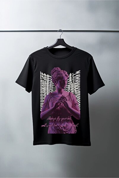Generic Brand Unisex Oversize 24/1 Combed Cotton Dtf Printed T-Shirt - Dtf97 ...