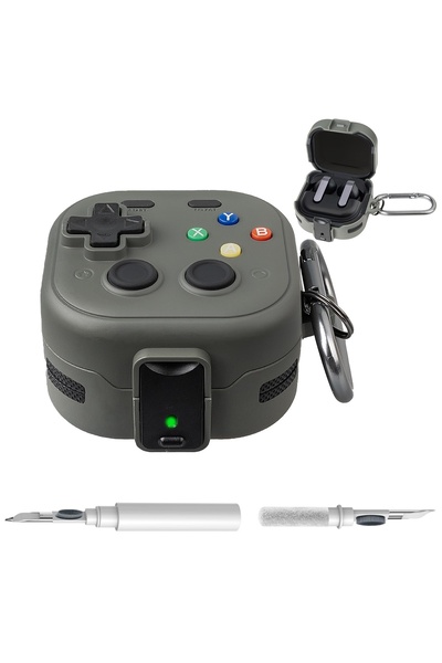 Choice10 for Galaxy Buds 4Pro Gray with Pen for Buds 4 Pro /Buds 4 Silicone C...
