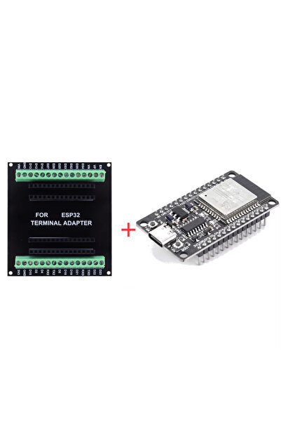 Choice3 مجموعة لوحة تطوير ESP-WROOM-32 ESP32-S من النوع C، وحدة ESP32 بلوتوث ...