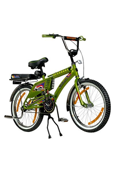 ALBADER Rambo 20 Inch Kids Bicycle, Indonesian Style Single Speed Bike with D...