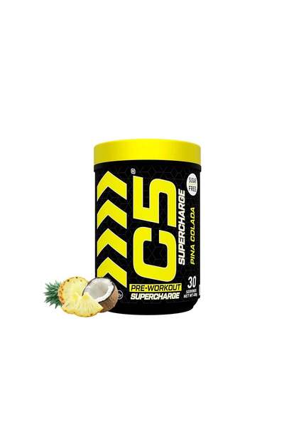C5 Supercharge Pre Workout Powder Pina Colada - Pre-Workout & Performance
