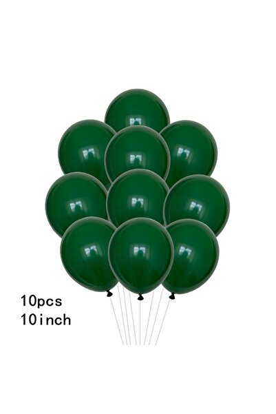 Choice Other 10pcs Latex Balloon Green Balloons Green Palm Leaf Safari Party ...