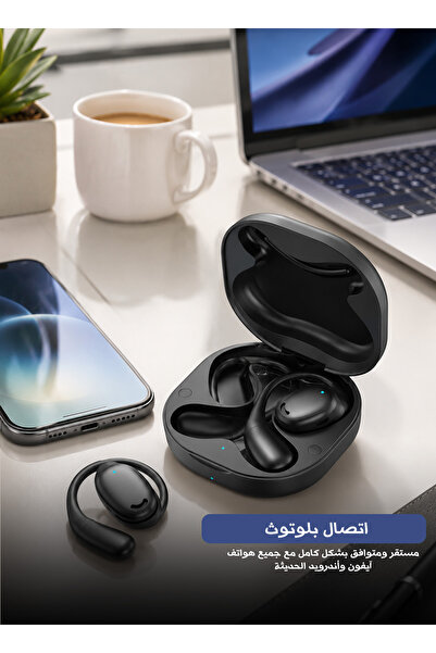 Yallabena سماعات أذن لاسلكية حقيقية من Aolon بتصميم مفتوح، سماعات بلوتوث مع و...