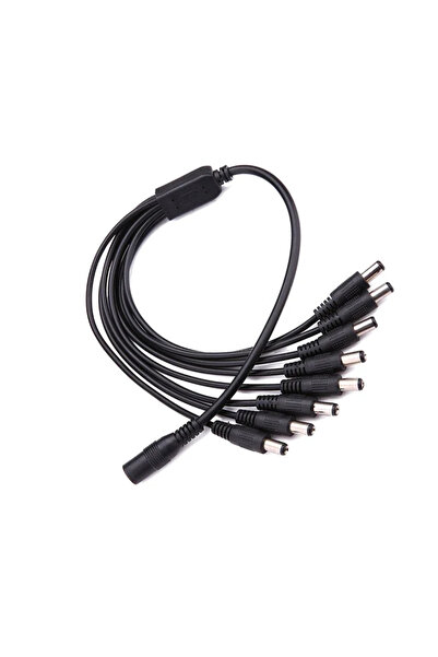 Choice 1 to 4 5.5mm X 2.1mm 1 Female to 4ways 8ways Male DC Power Splitter Pl...