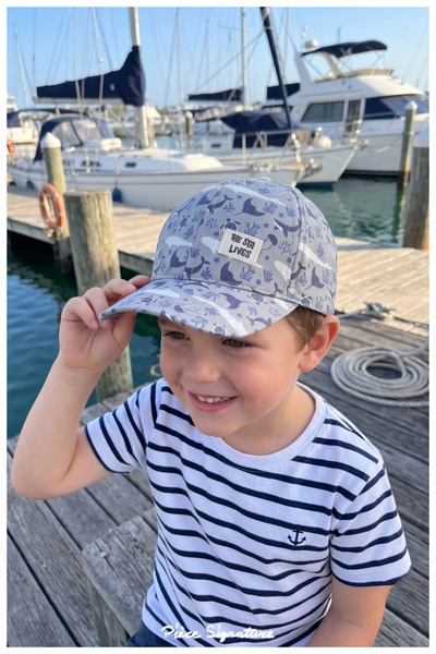 PIECE SIGNATURE Patterned Hat for Children (Ages 5-8) (Size 50-53 cm)