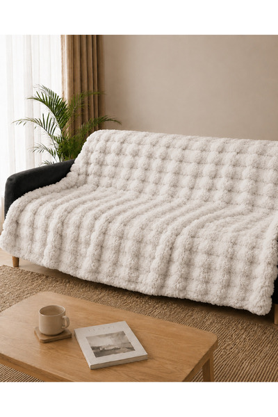 Merinos | Navlaka za sedište protiv klizanja Bubble | 175x220 | Krem