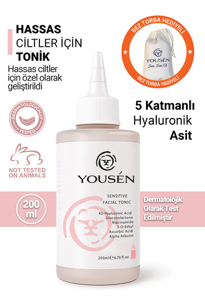 Yousen Aydınlatıcı ve Leke Görünümünü Azaltmaya Yardımcı Hassas Tonik 200 ml