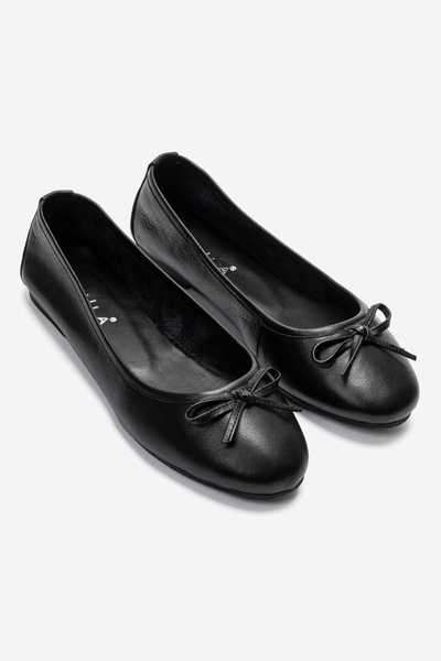 ERNİLA SHOES HAKİKİ DERİ KADIN BABET