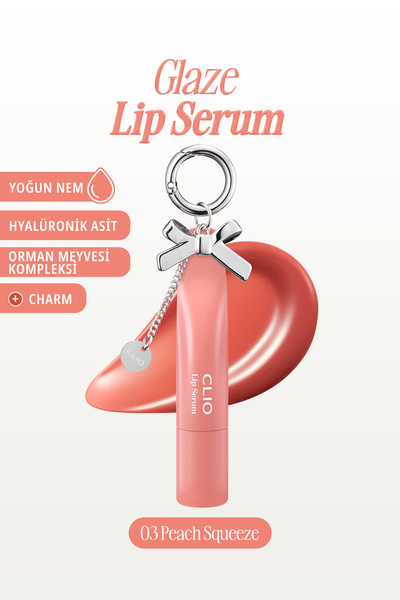CLIO Dolgun Görünüm Kazandıran, Parlak, Besleyici, Renkli Dudak Serumu Glaze ...
