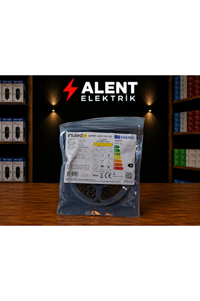 İnoled Şerit Led Gün Işığı (3000K) 5Mt 2 Çıkışlı 12V 120Ledli