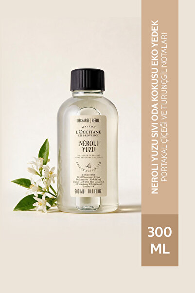 L'Occitane Neroli Yuzu Oda Kokusu Eko Yedek (Refill), Portakal Çiçeği ve Turu...