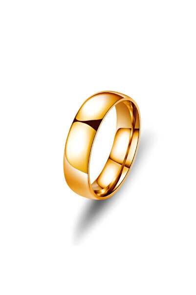 Choice 7 Rose Gold Simple 6mm Titanium Ring Women Men Prevent Allergy High Po...