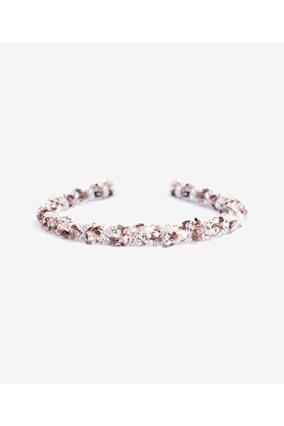Yargıcı Tweed Crown with Orange Stone Detail
