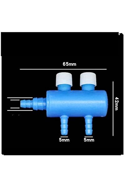 Choice4 2 way Practical Aquarium Air Pump Flow Control Valve Distributor Hose...