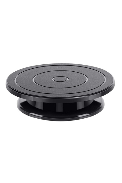 Choice3 1pcs black 1/6pcs Cake Turntable Set with 2 Frosting Spatula 3 Icing ...