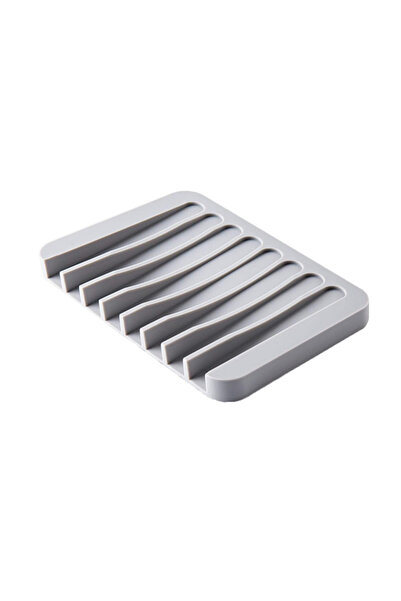 Choice gray 1/2 Pcs High Quality Silicone Self Draining Soap Dishes Innovativ...