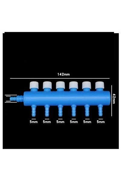 Choice1 6 way Practical Aquarium Air Pump Flow Control Valve Distributor Hose...