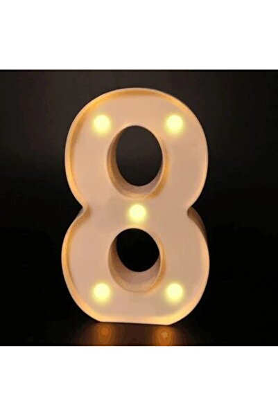 Choice 8 Number Letter Lamp Luminous Alphabet LED Lights Decororation Night L...