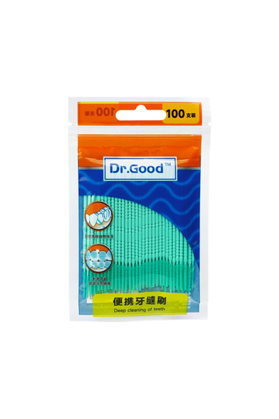 Choice 100pcs 100pcs/bag mint flavored interdental brush, disposable cleaning...
