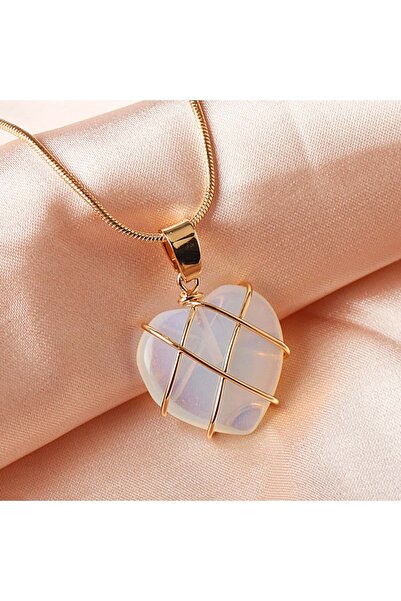 Choice 45cm Opal Fashion Cartoon Princess Heart Pendant Necklace Twine with M...