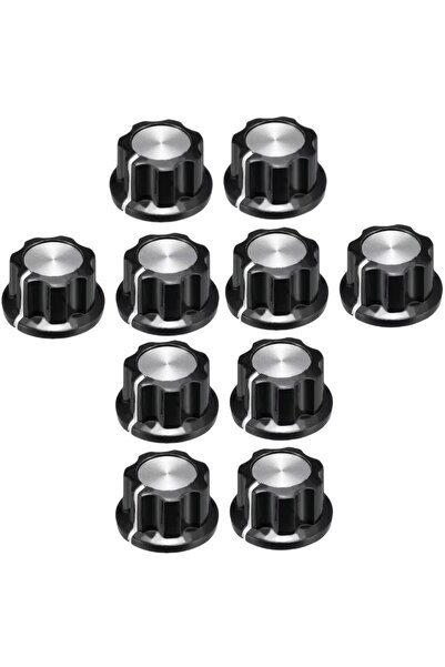 Choice 10pcs Black Miwayer 10Pcs Potentiometer Volume Control Knob/6.35mm Sha...