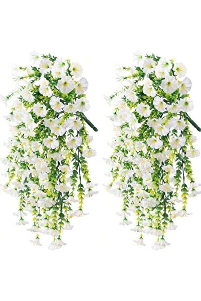 choice2 1 pc WHITE Artificial Flowers Vine Morning Glory Wedding Wreath Home ...