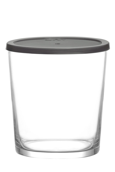LAV Set de 3 recipiente de depozitare din sticlă Bodega, dimensiune mică, 345 ml