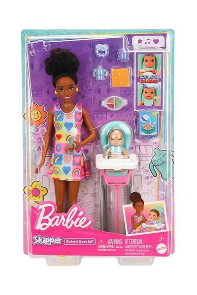 Barbie Skipper Bebek Bakıcısı Oyun Seti HTK34