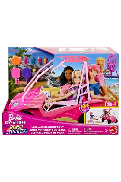 swilex Barbie Mysteries Aile Plaj Arabası Oyun Seti JFV68