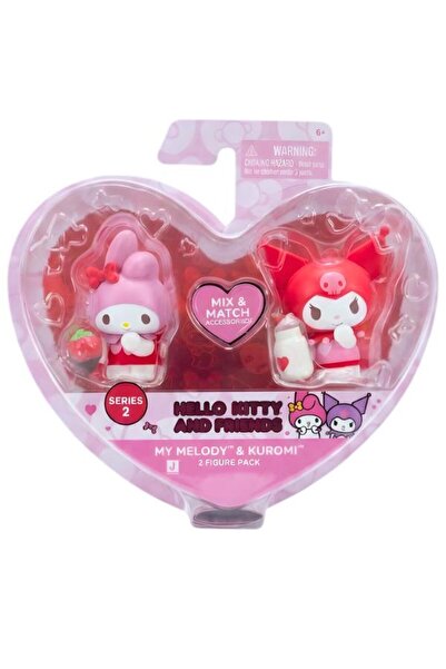 GIOCHI PREZIOSI Hello Kitty Ve Arkadaşları My Melody İle Kuromi 2 li Figür Pa...