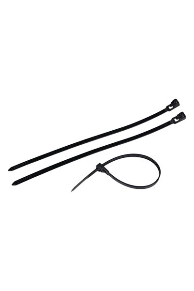 BAMI NETWORK Coliere pentru cabluri reutilizabile din plastic negru 30x0,48cm