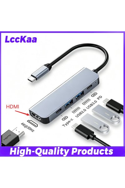Choice6 5 IN 1 HUB 7/8 In1 USB C Hub Expander Multiport Adapter Type C Splitt...