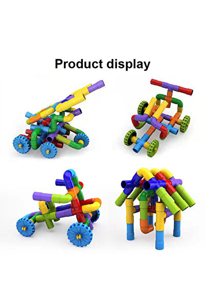 Choice1 50pcs Pipeline building block assembly children's water pipe benefici...