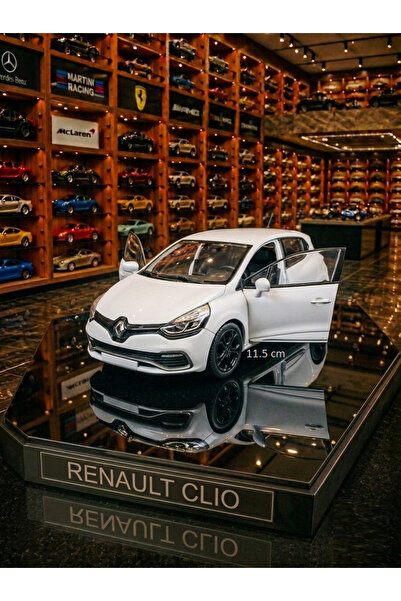 OYUNCAKSAHİLİ Renault Clio Diecast Metal 11.5cm Araba Kapılar Açılır 1.36 Çek...