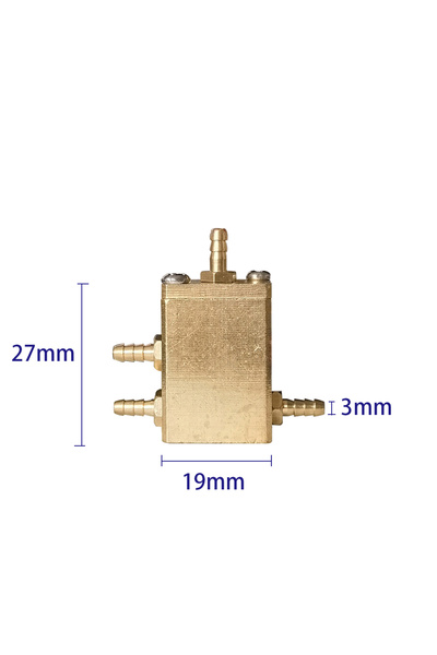 Choice5 4 holes Square JNSUR Dental Unit Metal Spare Parts Water Valve Hexago...
