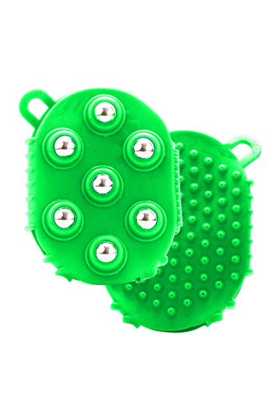 Choice Green 1pcs Lymphatic Drainage Gloves Brush Handheld Massagers Double-s...