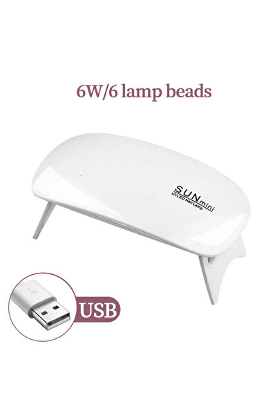 Choice1 مصباح تجفيف طلاء الأظافر الجل 6 وات من White-A 6 LED Mini Mouse مصباح...