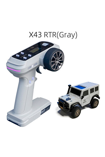 Choice RTR Grey LDARC X43 1:43 Crawler RC Car Simulation Full Time 4WD Climbi...