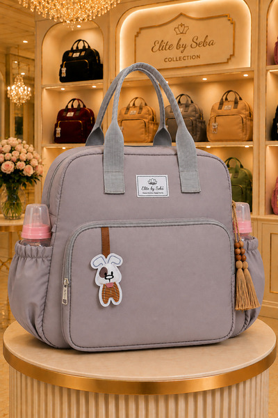 ELITE by Seba Luna Gray Mother Baby Care Bag